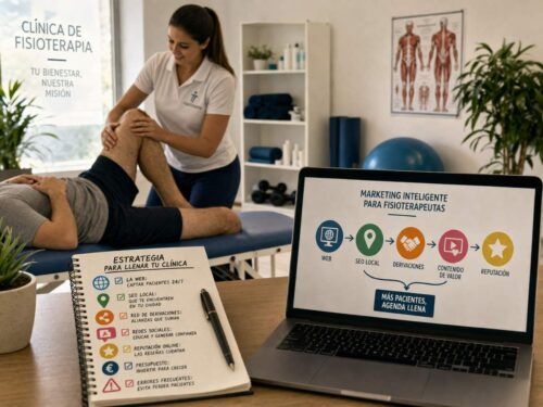 fisio con un paciente